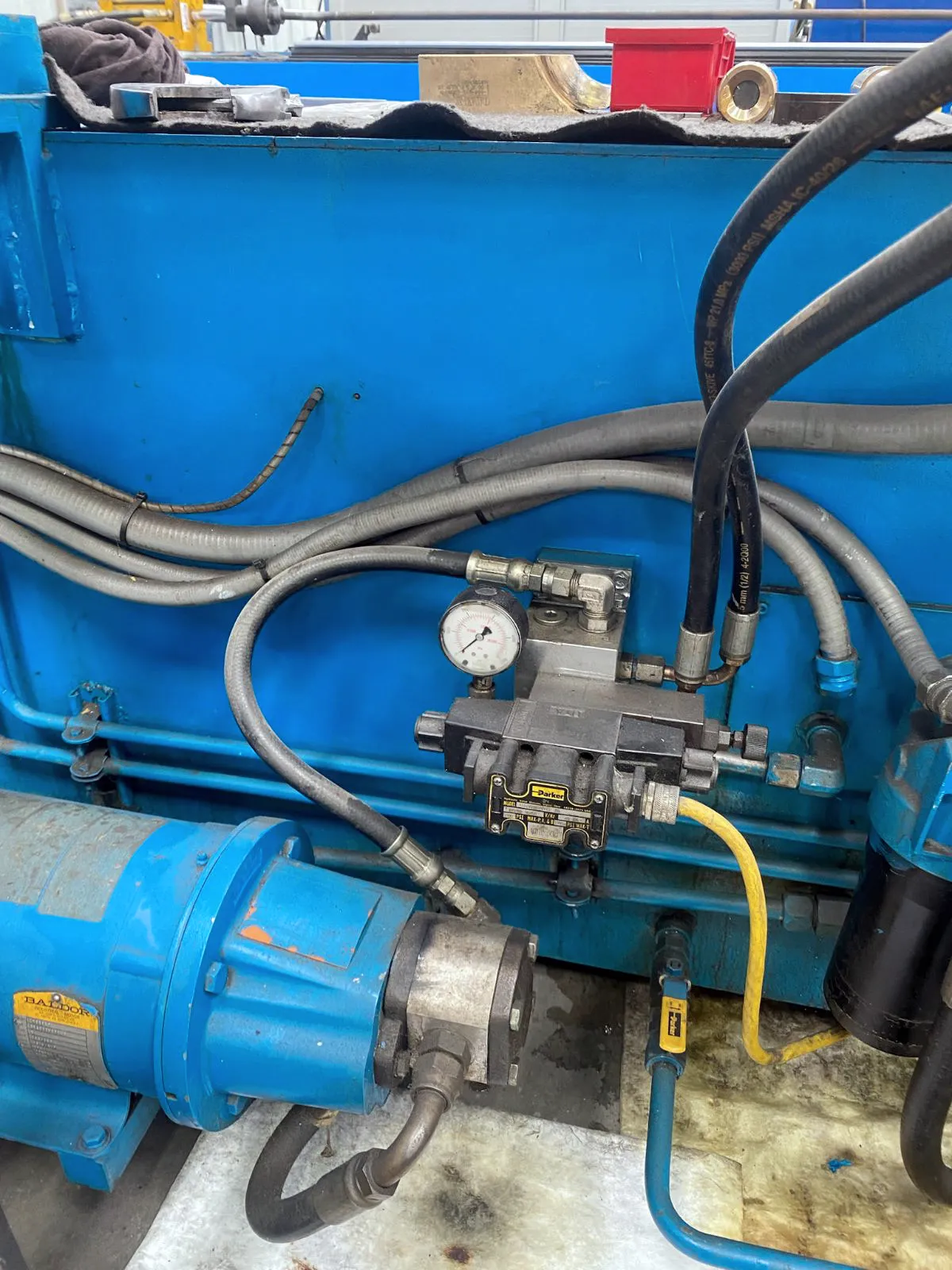 .168" x 3" Horn #HMT-2STD, Tube Bender, 6 RPM, 10 HP, Model 1AXB+ Control, 2001 - Image 5