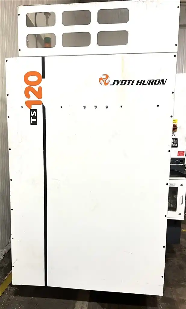 Jyoti #TS-120, twin spindle CNC chucker lathe, 6.5"chuck, 3" X, 5.7"Z, 2016, S46763 - Image 3