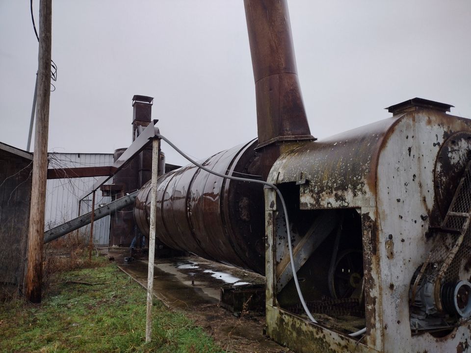 8' x 24' Drum Dryer with Webb Burner, drum, burner, cyclone ductwork and blower - Image 2