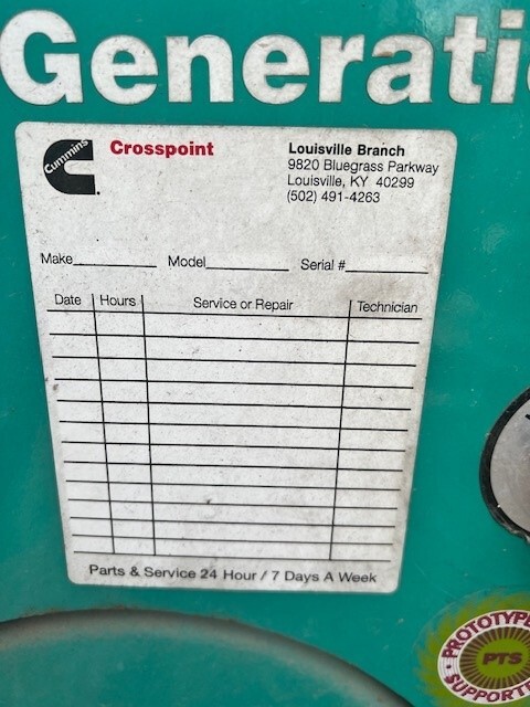 50 KW Cummins #Onan, Diesel Generator Set, 4400 Hours, 1800 RPM, 480 Volts - Image 6