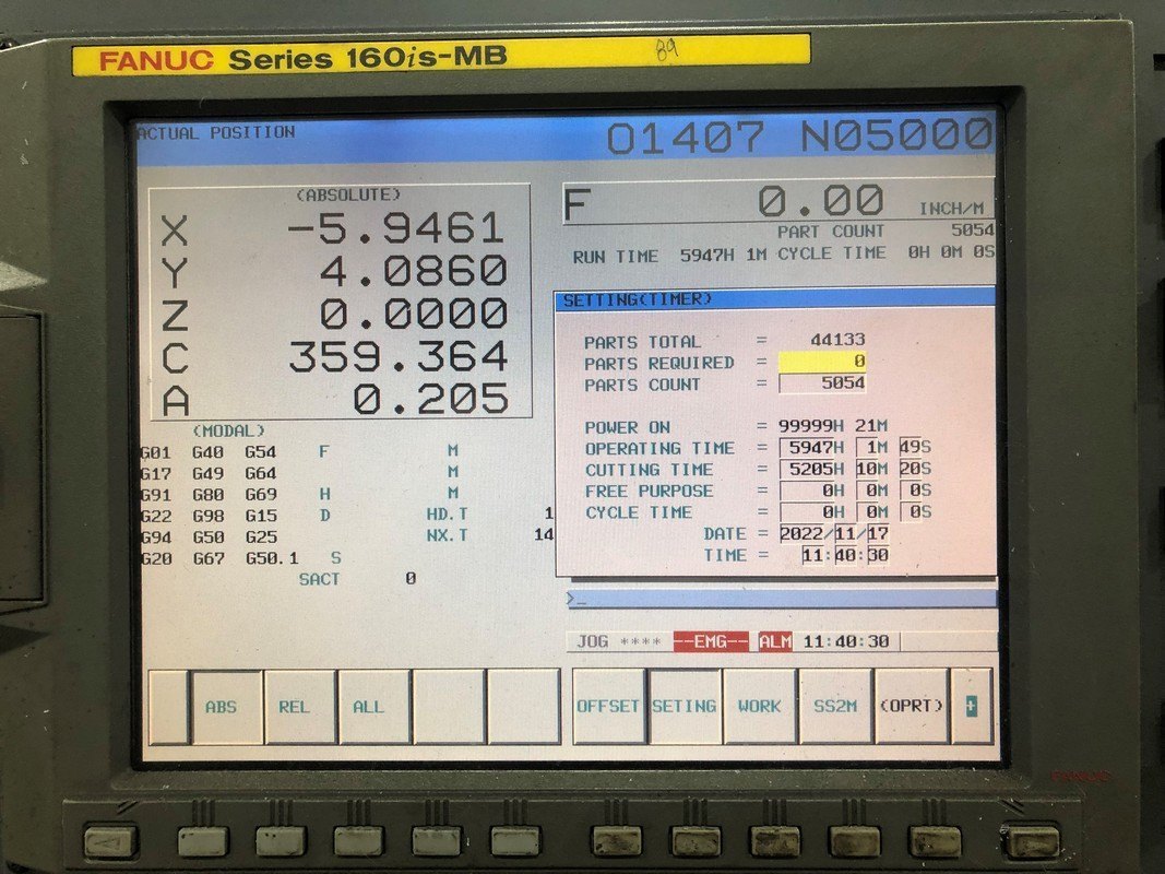 OKK #VP-400, CNC vertical machining center, 20 automatic tool changer, 23" X, 16" Y, 18" Z, 12000 RPM, 10 - Image 5