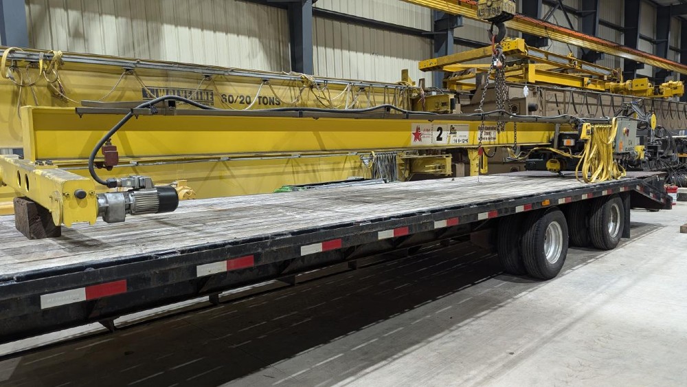 2 Ton, Shaw-Box, 25' 0" Span, 20' lift, radio/pendant, VFD bridge/trolley, 54' L freestanding structure, 2013 - Image 3