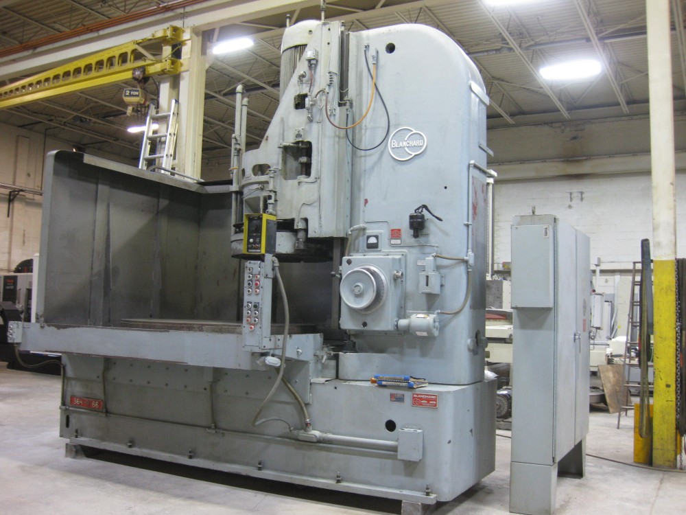 Blanchard #36HD-66, 150 HP geared head spindle, 84" swing, 48" vertical capacity - Image 2