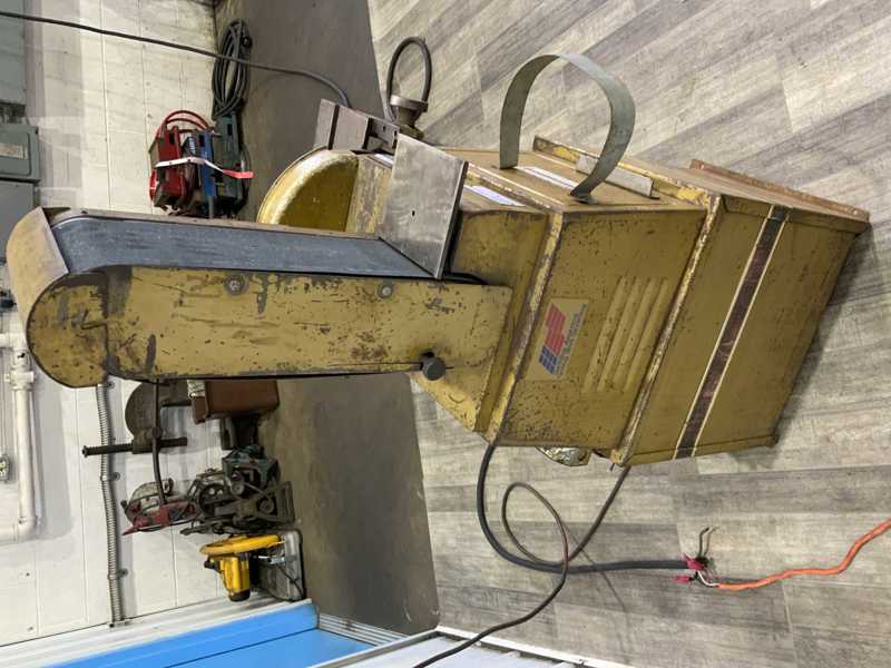 6" x 48" Powermatic #30, belt sander & 12" disc grinder, 1 HP, 2375 RPM, serial #8430296 - Image 5