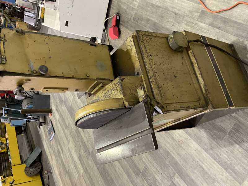 6" x 48" Powermatic #30, belt sander & 12" disc grinder, 1 HP, 2375 RPM, serial #8430296 - Image 6