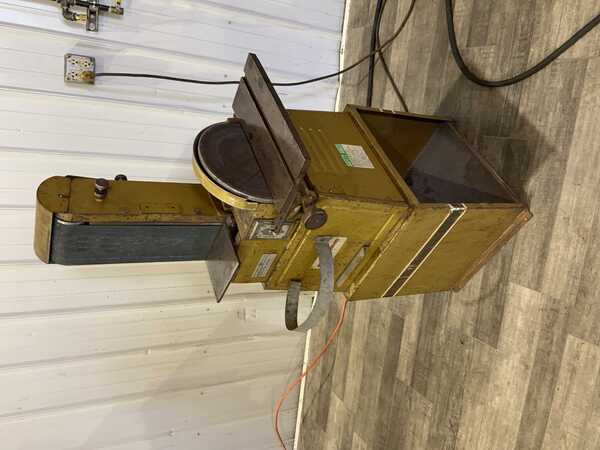 6" x 48" Powermatic #30, belt sander & 12" disc grinder, 1 HP, 2375 RPM, serial #8430296 - Image 7