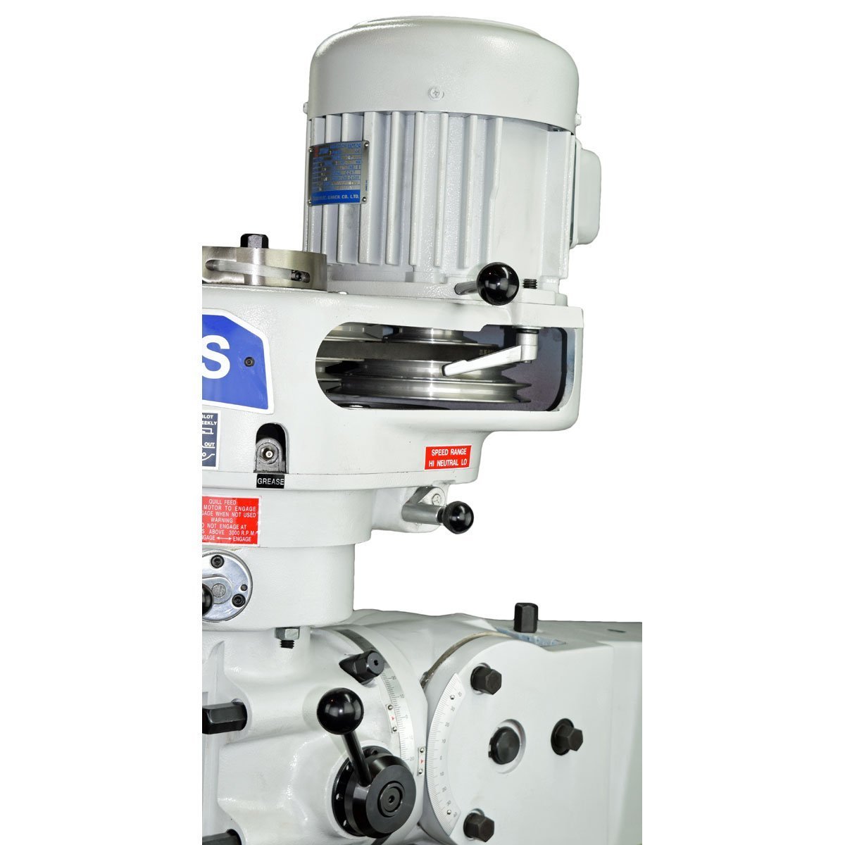 Precision Matthews #PM-935TV, Variable Speed Ultra Precision Vertical Knee Mill, 9" x35" table, 3 HP - Image 4