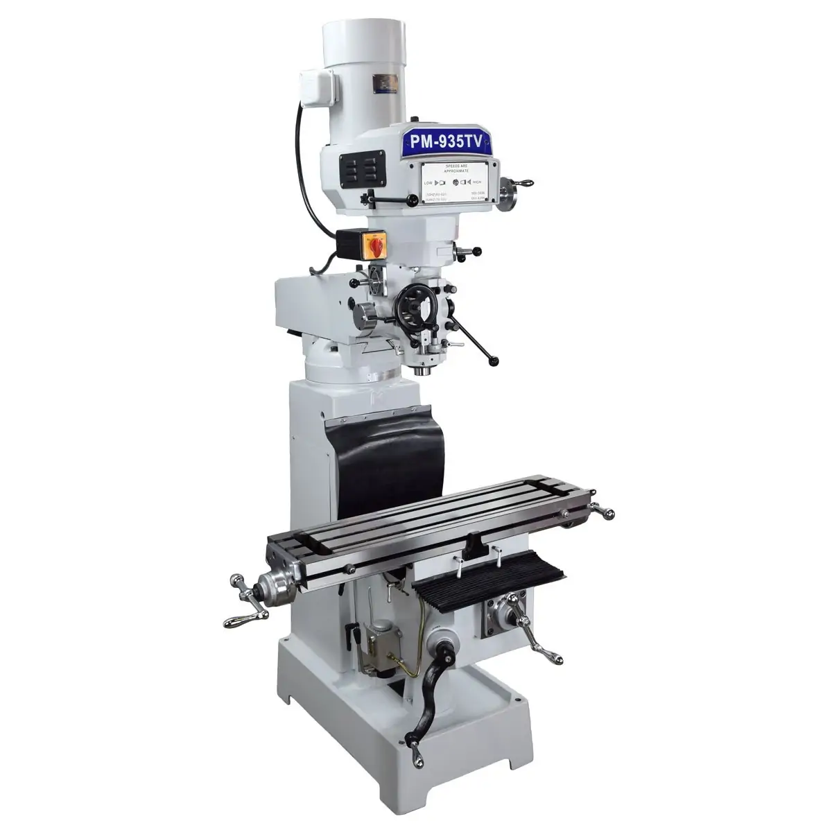 Precision Matthews #PM-935TV, Variable Speed Ultra Precision Vertical Knee Mill, 9" x35" table, 3 HP - Image 7