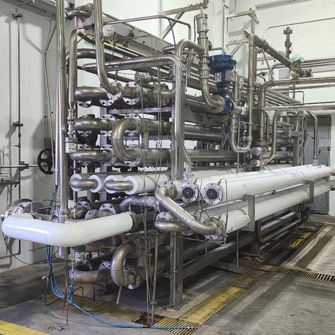 Rossi & Catelli, pasteurizer, tube in tube, HTST, 30 gpm, aseptic filler - Image 1