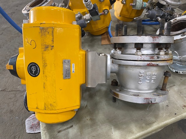 Emerson #OSO6OOO-U04STACW, Actuator, 4" Ball Valve, 116 PSI, 2018 - Image 1