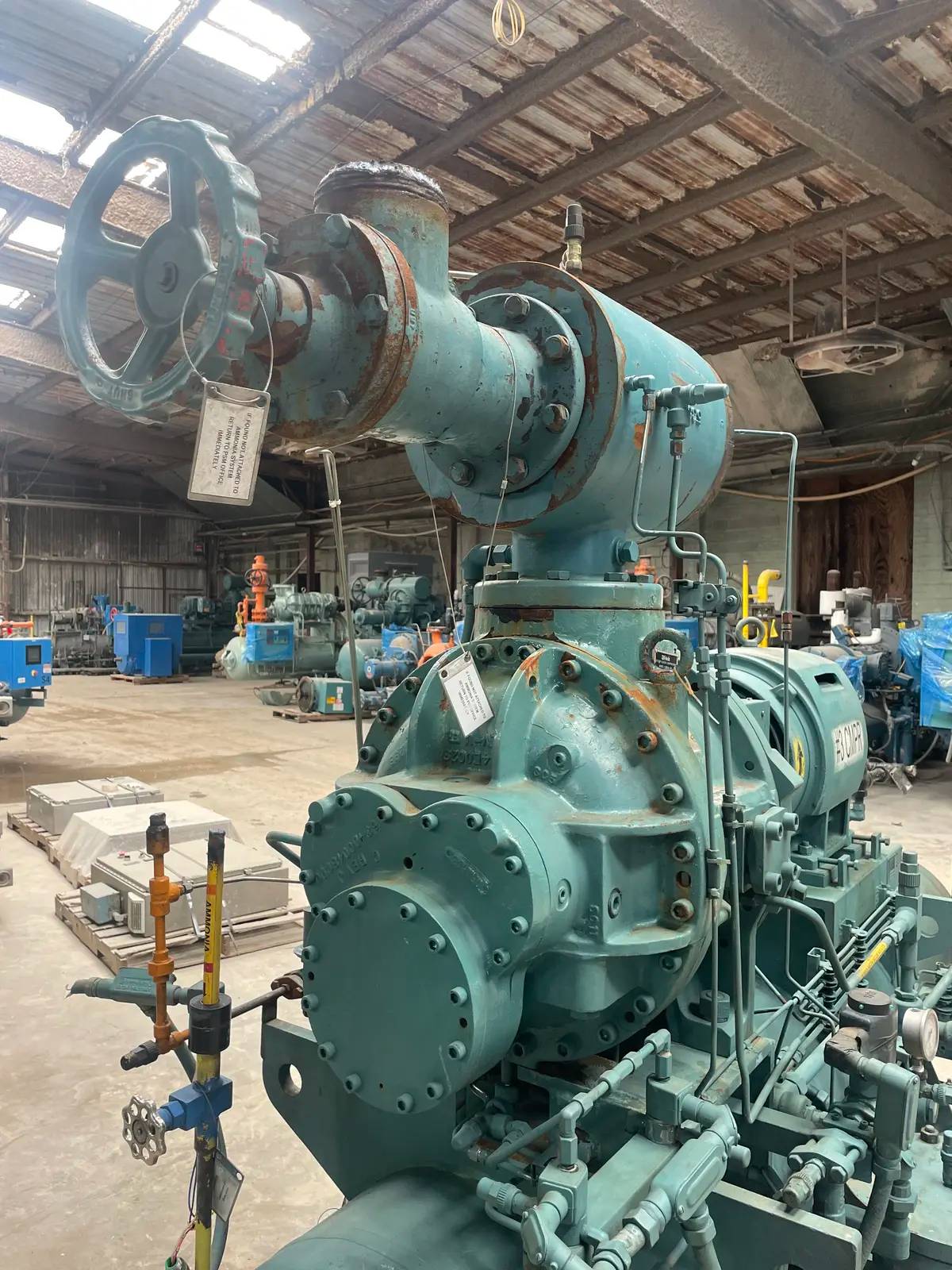 75 HP Frick #RDB-100B, Rotary Screw Compressor Package, 460 V., 4500 RPM, 350 PSIG, 2003 - Image 10
