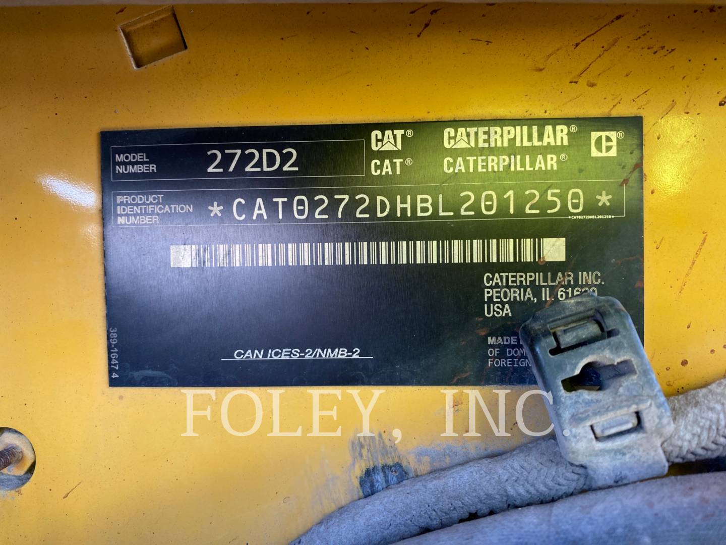 Cat 272D2, Skid Steer Loader, 3574 hours, S/N: BL201250, 2019 - Image 6