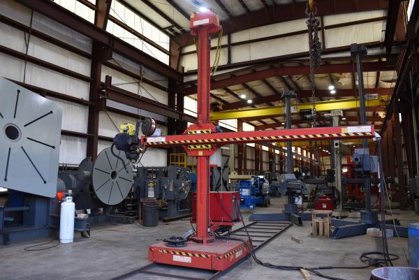 12' x 12' WeldWire #WEM1212LD, manipulator, Lincoln subarc, powered travel car, 2013 - Image 1