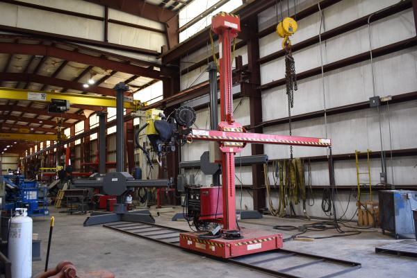 12' x 12' WeldWire #WEM1212LD, manipulator, Lincoln subarc, powered travel car, 2013 - Image 2