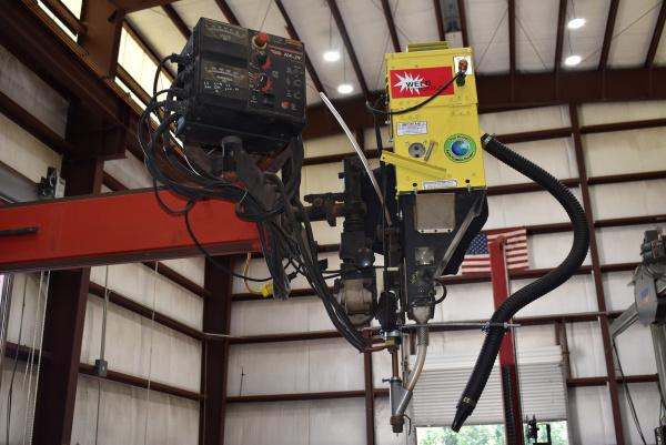 12' x 12' WeldWire #WEM1212LD, manipulator, Lincoln subarc, powered travel car, 2013 - Image 4