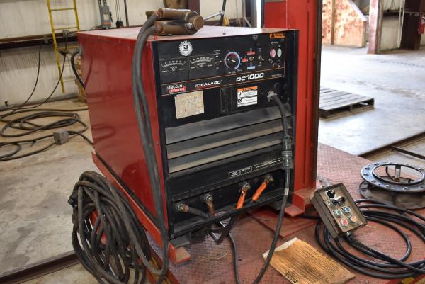 12' x 12' WeldWire #WEM1212LD, manipulator, Lincoln subarc, powered travel car, 2013 - Image 6