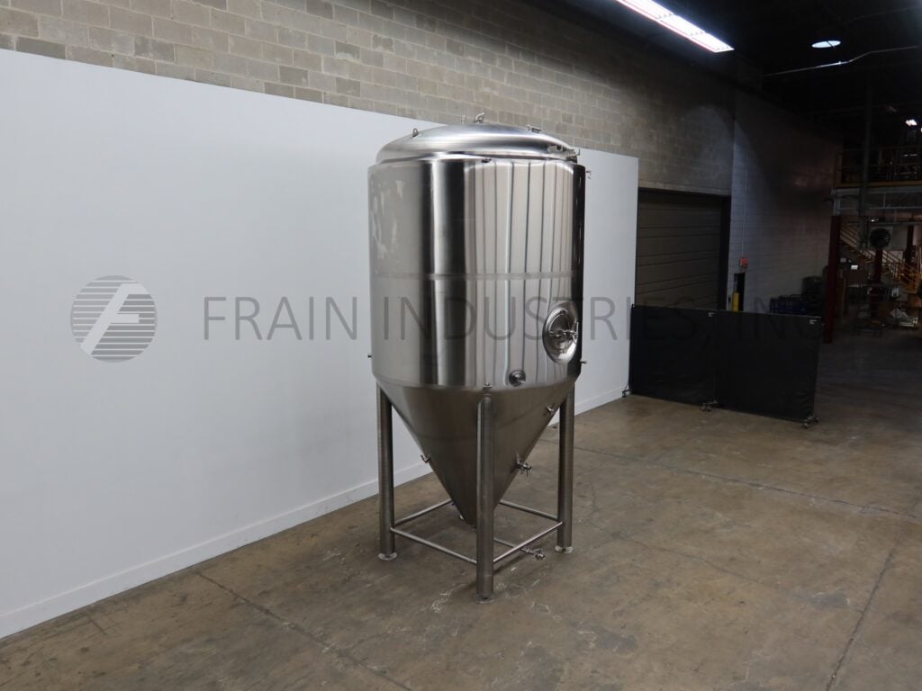 2300 Gal. Alpha Brewing, Stainless Steel Jacketed Tank, 79" diameter X 79" Straight side, 43 PSI - Image 5