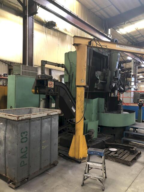 56" Bullard #56-Dynatape, CNC Vertical Boring Mill - Image 4
