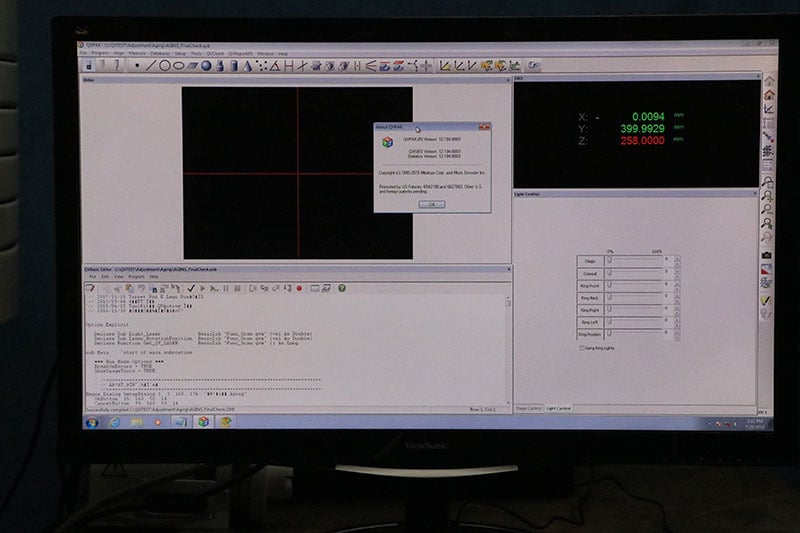 Mitutoyo Quick Vision #QVT1-X404P1L-D, coordinate measuring machine, 15.75" x 15.75" x 9.84" measuring range - Image 5