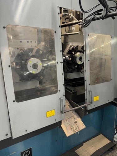 Itaya #RX-40A, CNC spring coiler, 1.5-4mm wire diameter, Itaya System 11 computer, laser position probe - Image 4