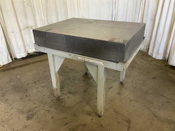 36" x 48" Granite Surface Combustion plate, charcoal color, 42" height on stand - Image 10
