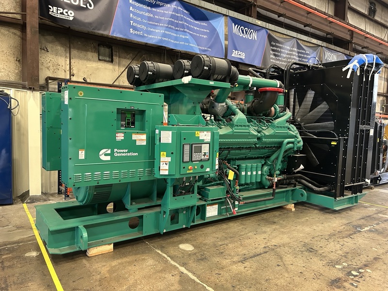 1750 KW Cummins #DQKAA, diesel generator set, 277/480 Volts, 3-phase, QSK60 engine, Tier 2, 2024, new - Image 1
