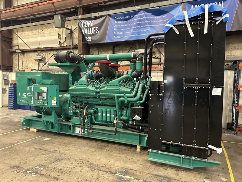 1750 KW Cummins #DQKAA, diesel generator set, 277/480 Volts, 3-phase, QSK60 engine, Tier 2, 2024, new - Image 2
