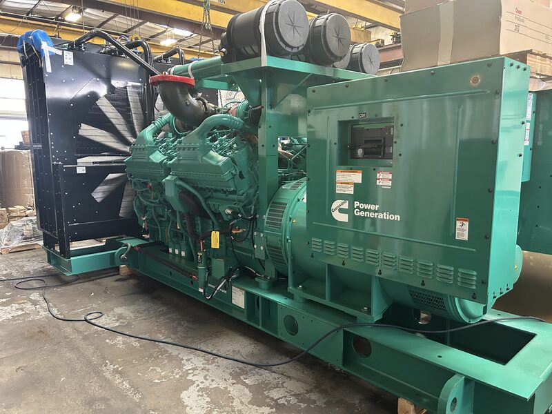 1750 KW Cummins #DQKAA, diesel generator set, 277/480 Volts, 3-phase, QSK60 engine, Tier 2, 2024, new - Image 6