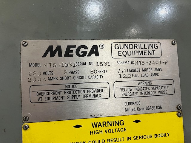 3/4" x 15" Eldorado #Mega-M75-1031, high pressure coolant - Image 5