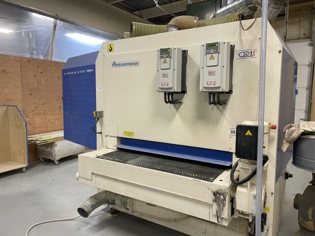 52" Heesemann #MFA-6, 3-head widebelt sander, brush, CSD System, 2006 - Image 2