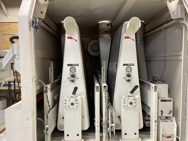 52" Heesemann #MFA-6, 3-head widebelt sander, brush, CSD System, 2006 - Image 5
