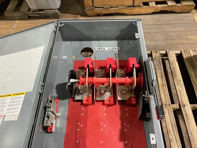 400 Amp. Square D #HU365R, Safety Disconnect Switch, 3P 600V 3PH 350HP 3R Encl. - Image 8