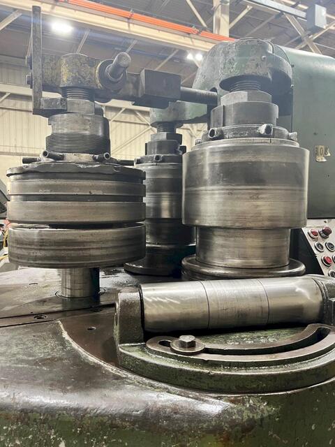 5" x 5" x 3/4" Herkules Wetzlar #BO232K, mechanical angle roll, 20 HP, universal tooling set, 1966 - Image 7