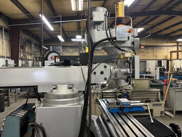 Sharp #TMV-DVS/MP-2, 10" x54" tbl., 3 HP, 31" X, 15.5" Y, 5" Z, 4500 RPM, R-8, 2-Axis, Acu-Rite Millpwr G2 - Image 2