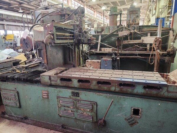 Rockford, 60" x 22" table, 0-16" working height, 60" X-axis, 3 phase, 460 V. - Image 1