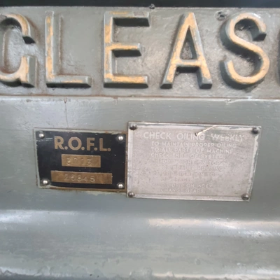 Gleason #24A, straight bevel coniflex gear generator, 35" dia. capacity, very good, serial #24797 - Image 9