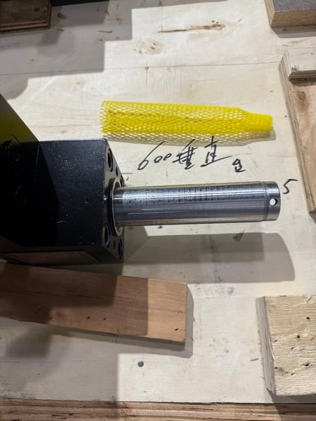5.5 KIP MTS #204.52, Hydraulic Actuator, Dynamic 6", Static 7.2" (LVDT) stroke, 2 port manifold, S/N 437R - Image 2