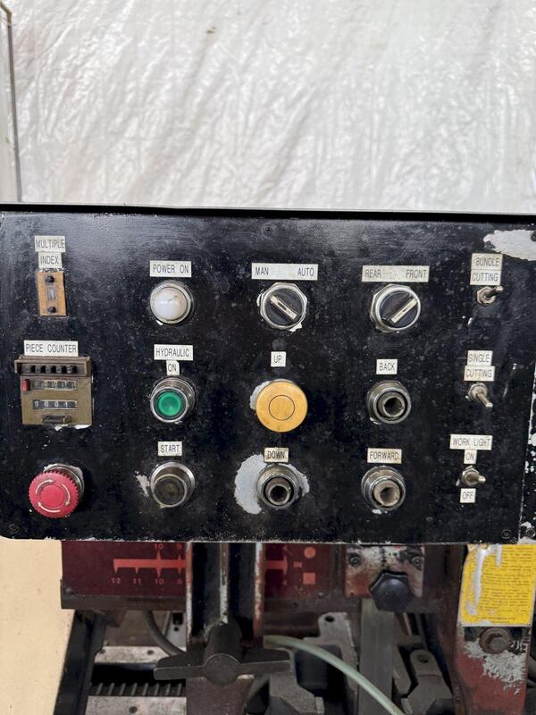 10" x 12" Marvel Spartan #PA10, automatic horizontal bandsaw, 138" x 1" x .035" blade, 45" rear cable - Image 5