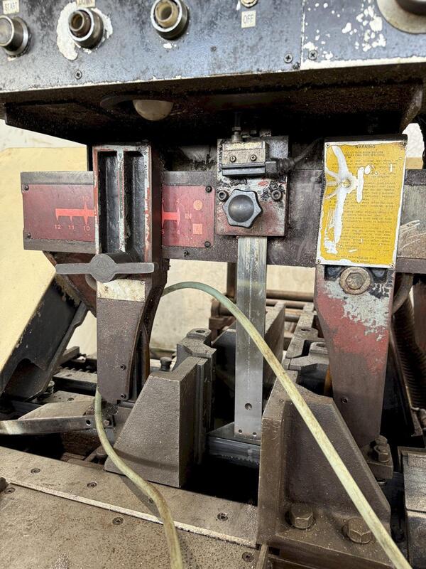 10" x 12" Marvel Spartan #PA10, automatic horizontal bandsaw, 138" x 1" x .035" blade, 45" rear cable - Image 7
