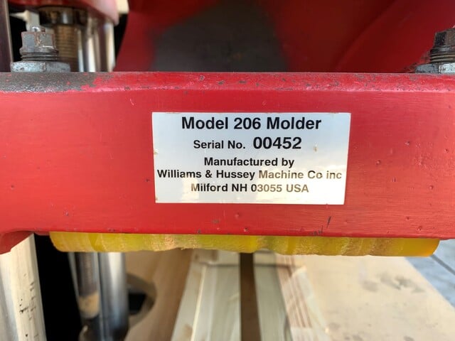 Williams & Hussey #W7-S model 206, Planer/Molder, 2007 - Image 3