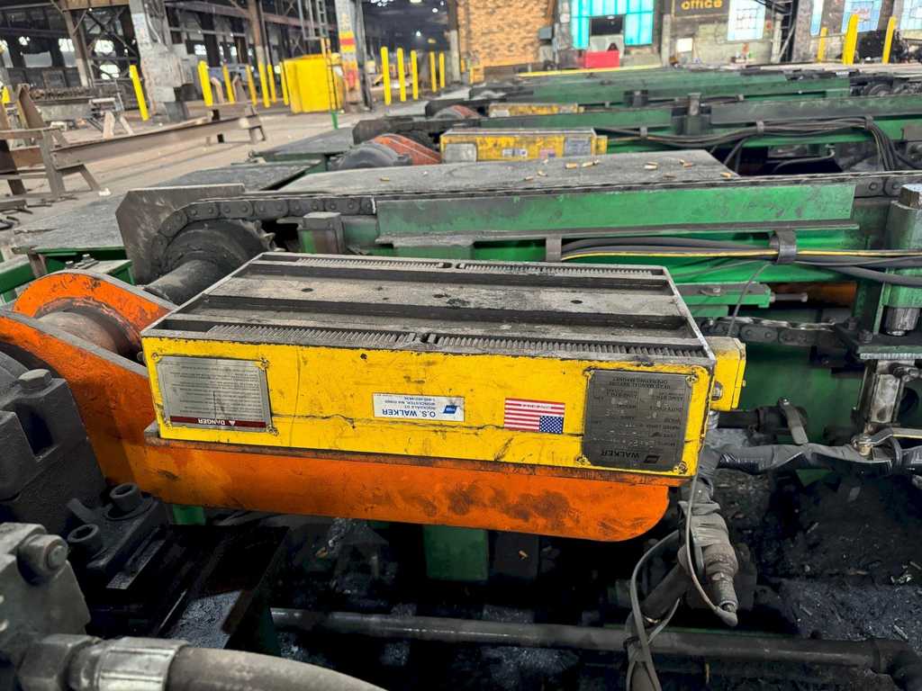 Samuel #SMSBM10/VS32, bar & shapes packaging line, 40' infeed conveyor length, hydraulic power unit - Image 5