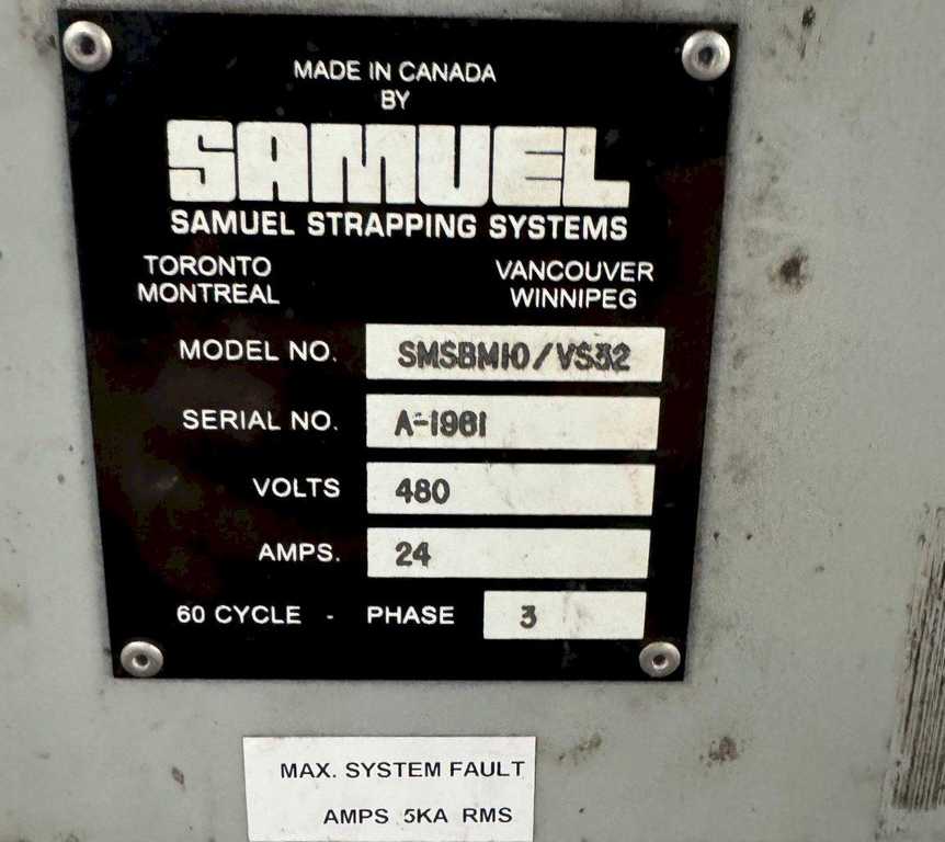 Samuel #SMSBM10/VS32, bar & shapes packaging line, 40' infeed conveyor length, hydraulic power unit - Image 7
