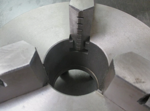 8" 3-Jaw self-centering D1-6 Camlock back lathe chuck with wrench (YMC) - Image 5