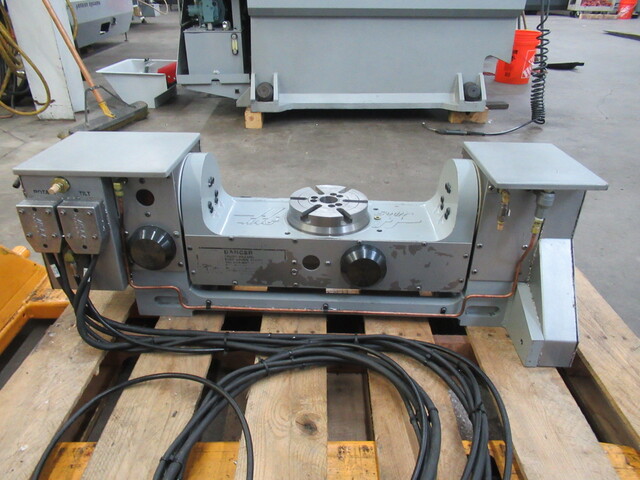 Haas #TR-160, 2-Axis programmable trunnion table, 6.3" rotary platen, Sigma 1 brushless drives, air brake - Image 2