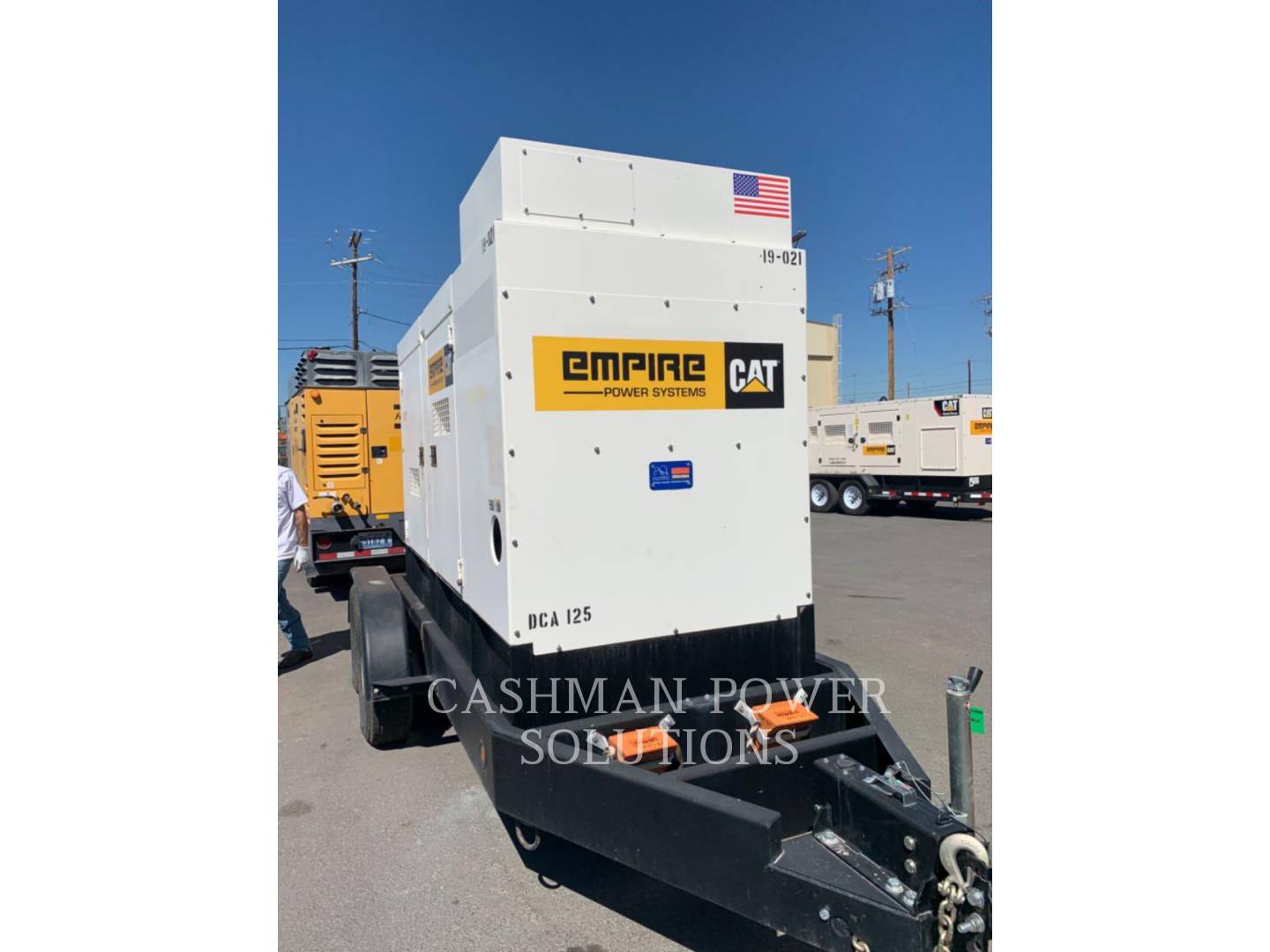 100 KW Multiquip #DCA125, Diesel, 1800 RPM, 480 Volts, 7475 hours, 2019 - Image 3