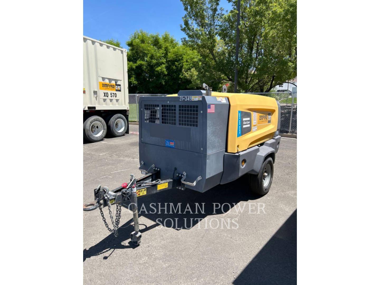 Atlas-Copco #XAVS400, compressed air, 1951 hours, S/N: HOP079308, 2021 - Image 1