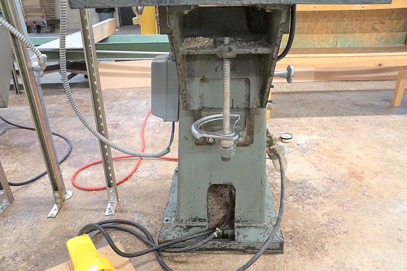 2 Spindle, Woodtech #GH-2, horizontal boring machine, 1"-9" drill centers, 12" L x 24" W table - Image 3