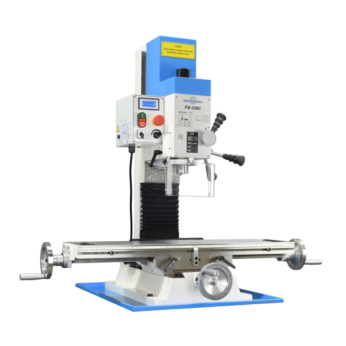 Precision Matthews #PM-30MV, Precision Benchtop Mill, 8-1/4" x33" table, 2 HP - Image 6
