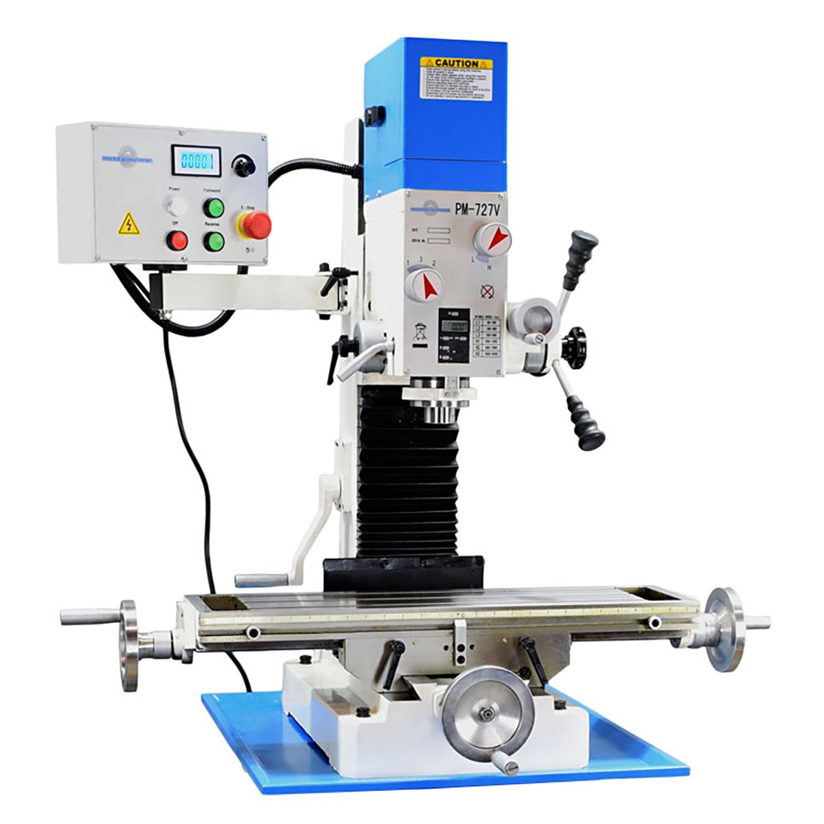 Precision Matthews #PM-727V, Benchtop Milling Machine, 7-1/8" x27-1/2" table, 1.5 HP - Image 1