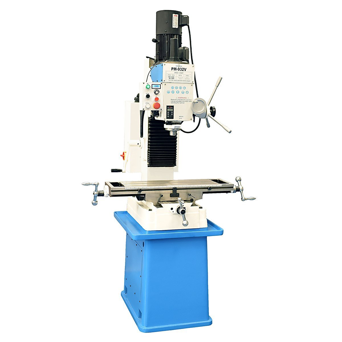 Precision Matthews #PM-932V-BASIC, Precision Bench Top Milling Machine, 9" x31.5" table, 2 HP - Image 6